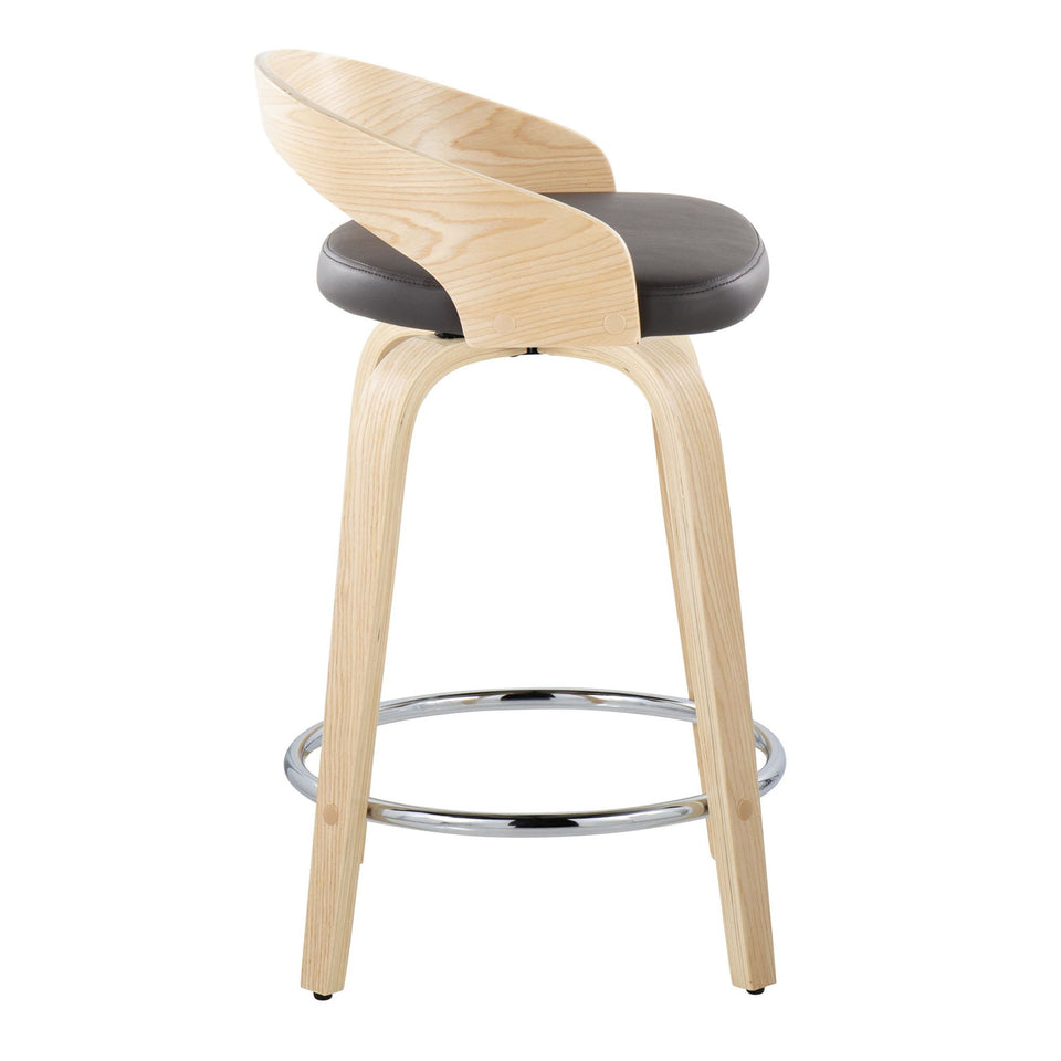 Grotto 24" Fixed-Height Counter Stool - Set of 2