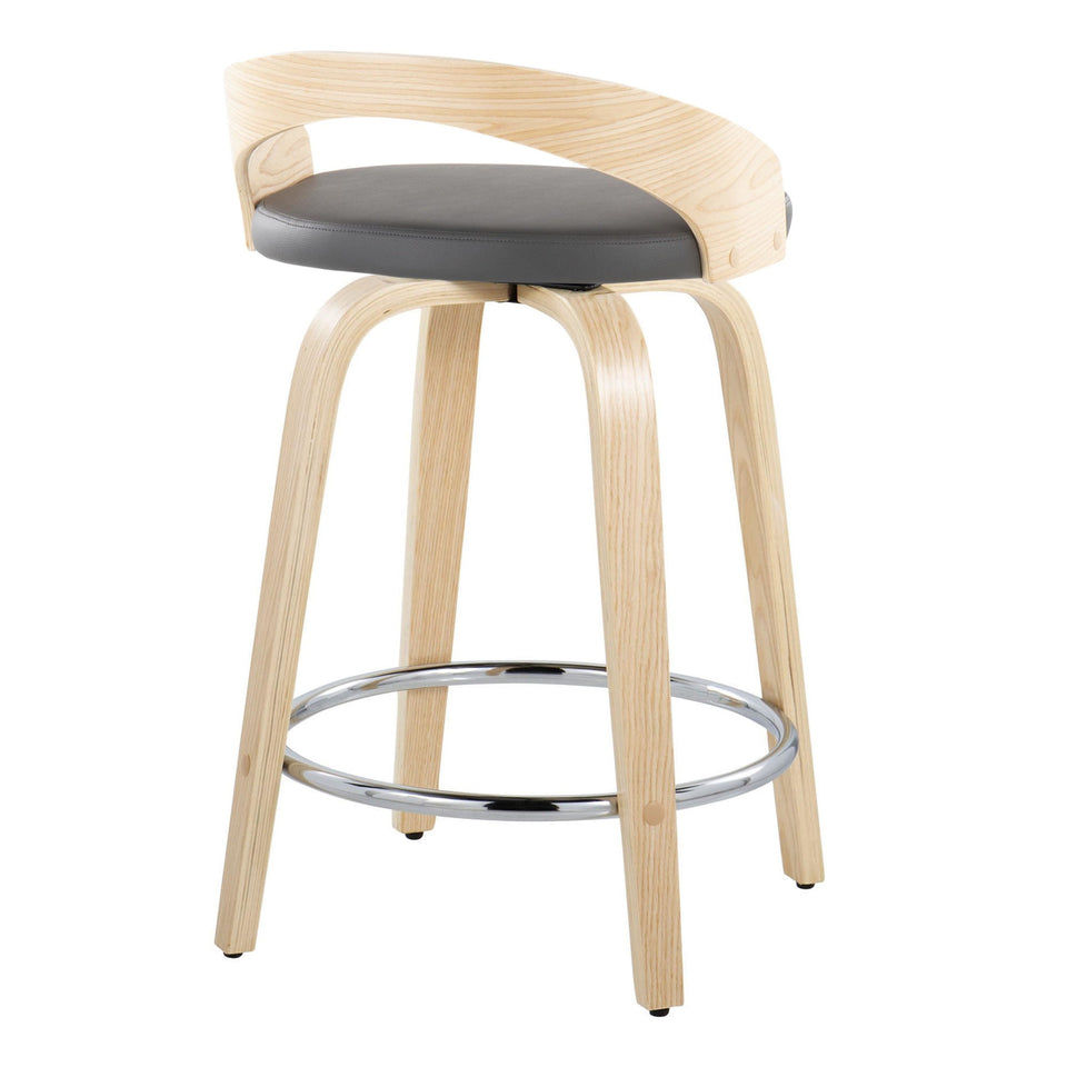Grotto 24" Fixed-Height Counter Stool - Set of 2