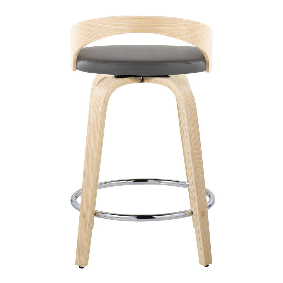 Grotto 24" Fixed-Height Counter Stool - Set of 2