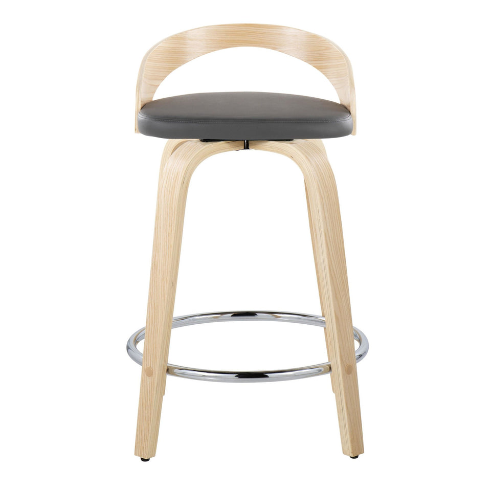 Grotto 24" Fixed-Height Counter Stool - Set of 2