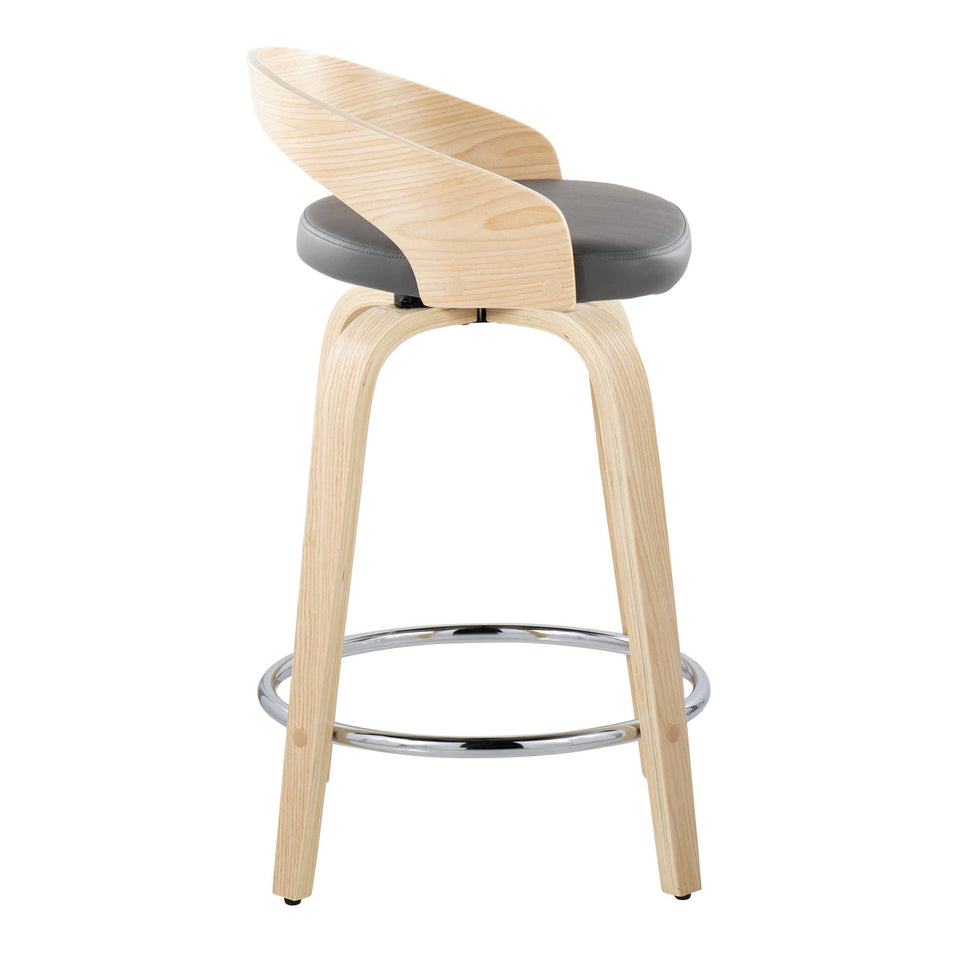 Grotto 24" Fixed-Height Counter Stool - Set of 2
