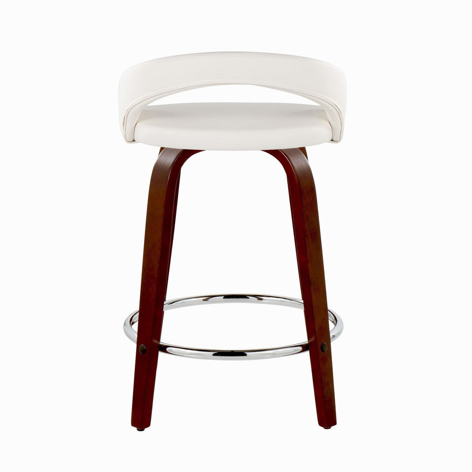 Grotto Upholstered 24" Fixed-Height Counter Stool - Set of 2