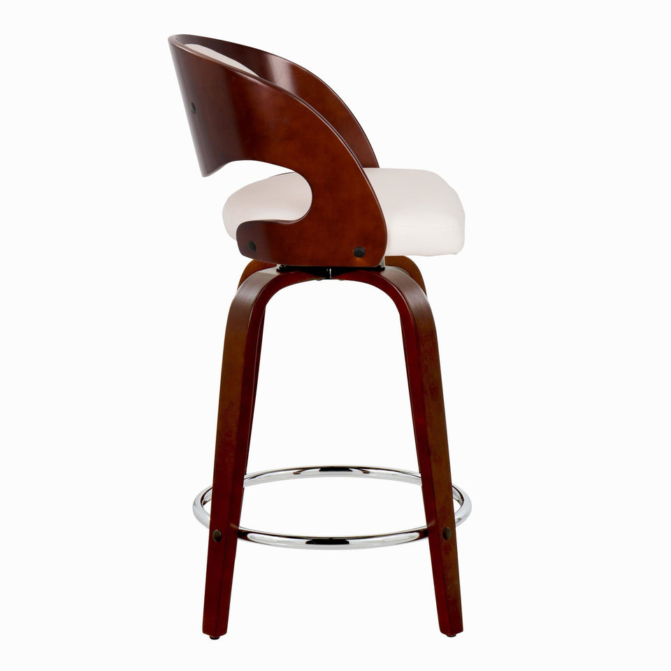 Pino 24" Fixed-Height Barstool - Set of 2