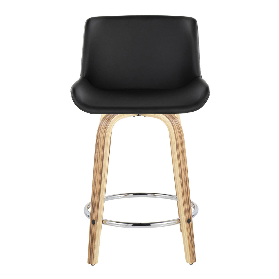 Santi 24" Fixed-Height Counter Stool - Set of 2