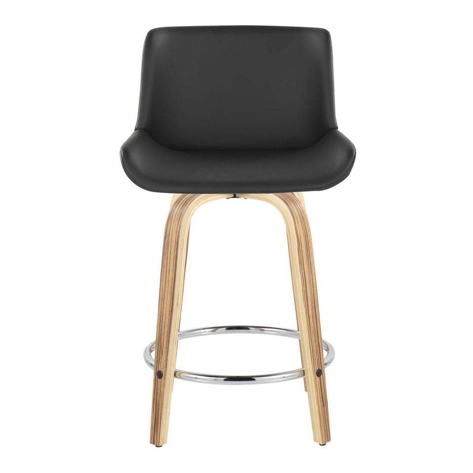 Santi 24" Fixed-Height Counter Stool - Set of 2