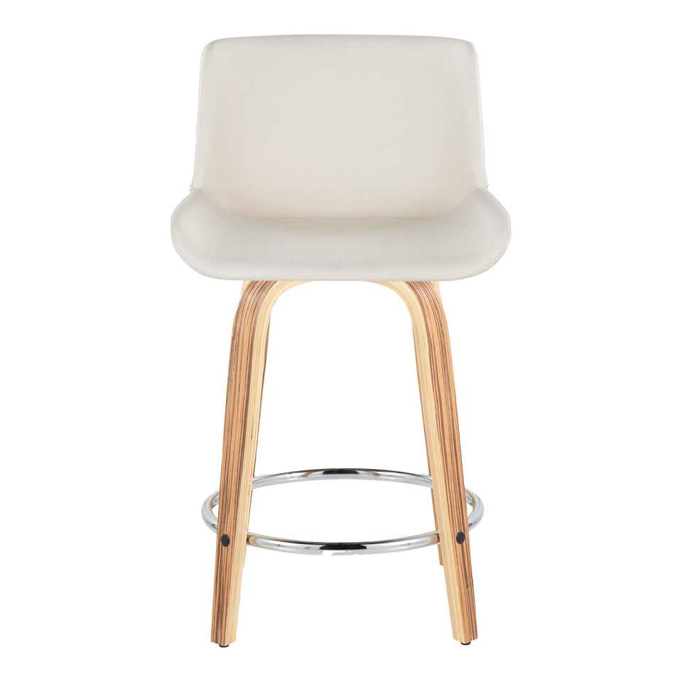 Santi 24" Fixed-Height Counter Stool - Set of 2