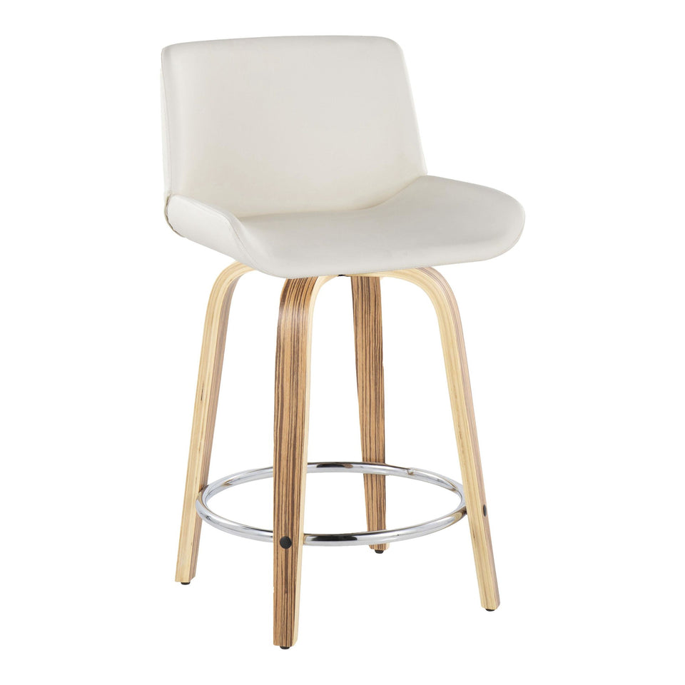 Santi 24" Fixed-Height Counter Stool - Set of 2