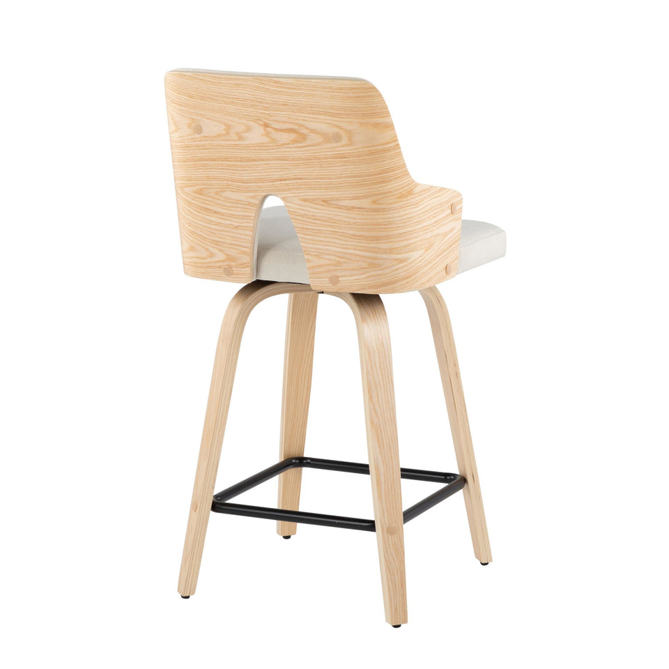 Stella 24" Fixed-Height Counter Stool - Set of 2
