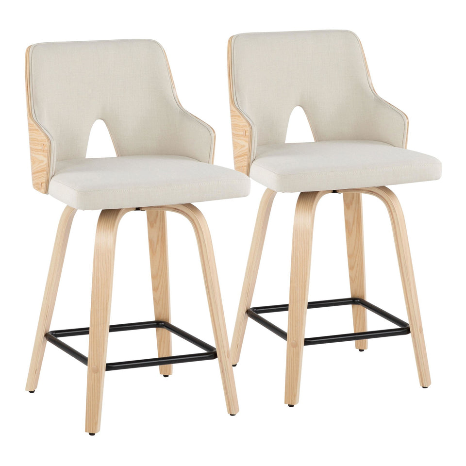 Stella 24" Fixed-Height Counter Stool - Set of 2