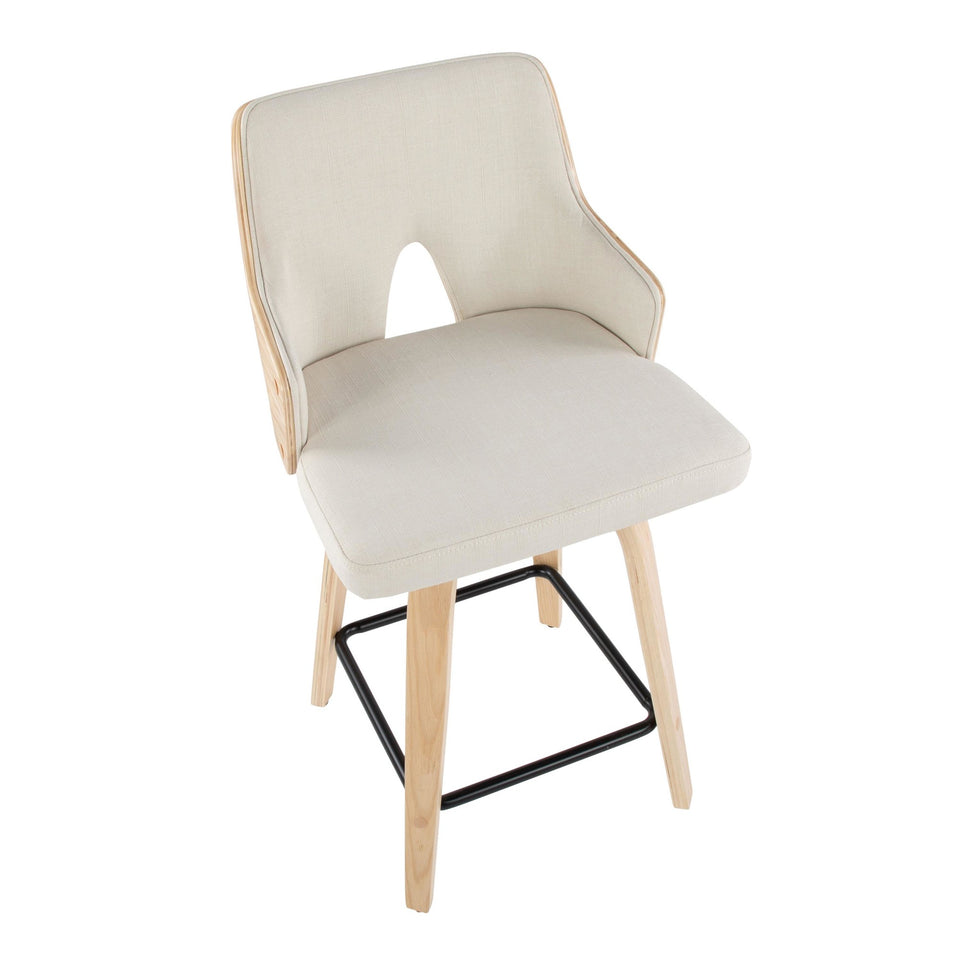 Stella 24" Fixed-Height Counter Stool - Set of 2