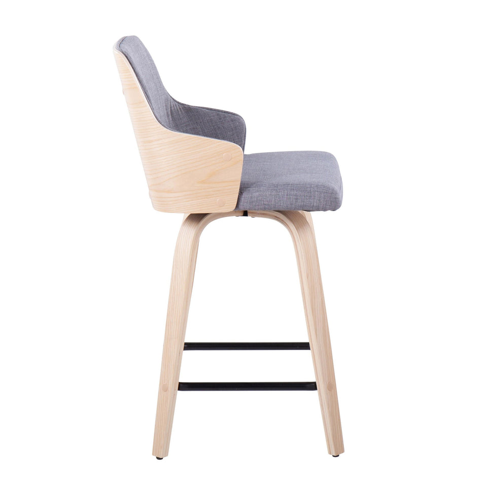 Stella 24" Fixed-Height Counter Stool - Set of 2