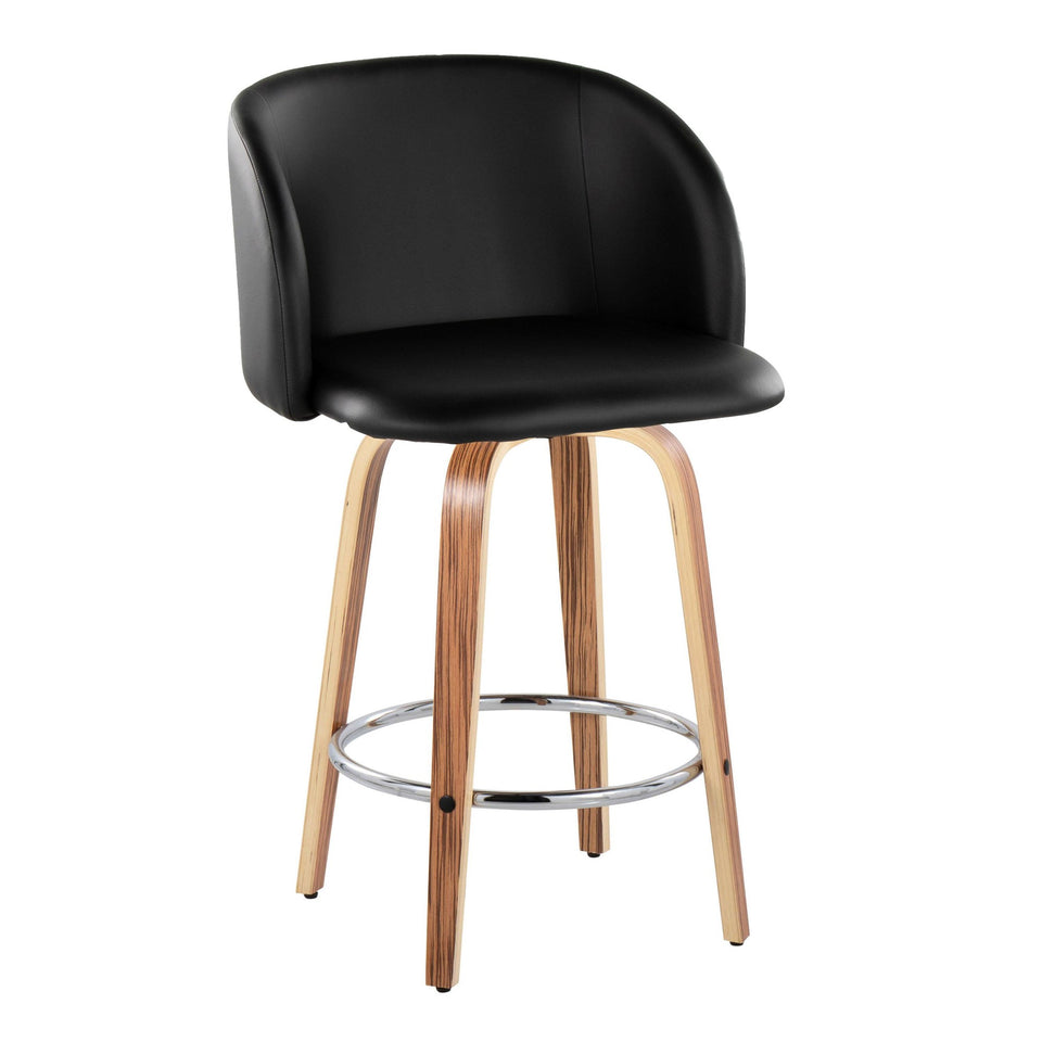 Fran 25" Fixed-Height Counter Stool - Set of 2