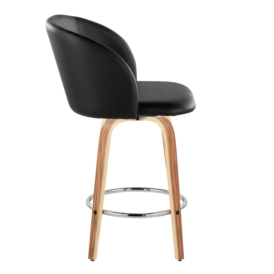 Fran 25" Fixed-Height Counter Stool - Set of 2