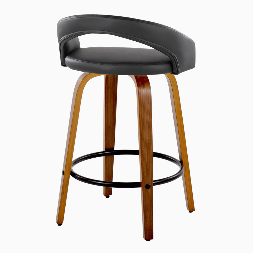 Grotto Upholstered 26" Fixed-Height Counter Stool - Set of 2