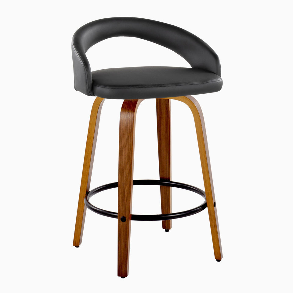 Grotto Upholstered 26" Fixed-Height Counter Stool - Set of 2