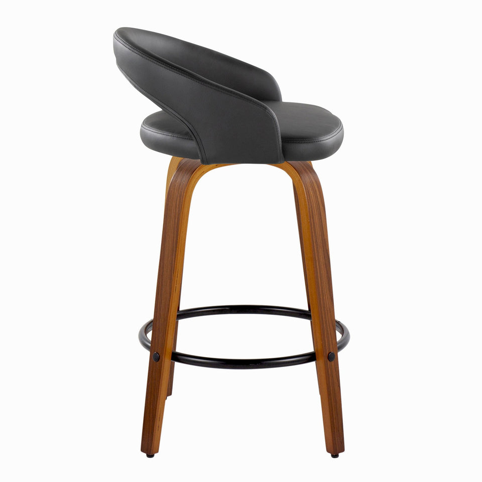 Grotto Upholstered 26" Fixed-Height Counter Stool - Set of 2