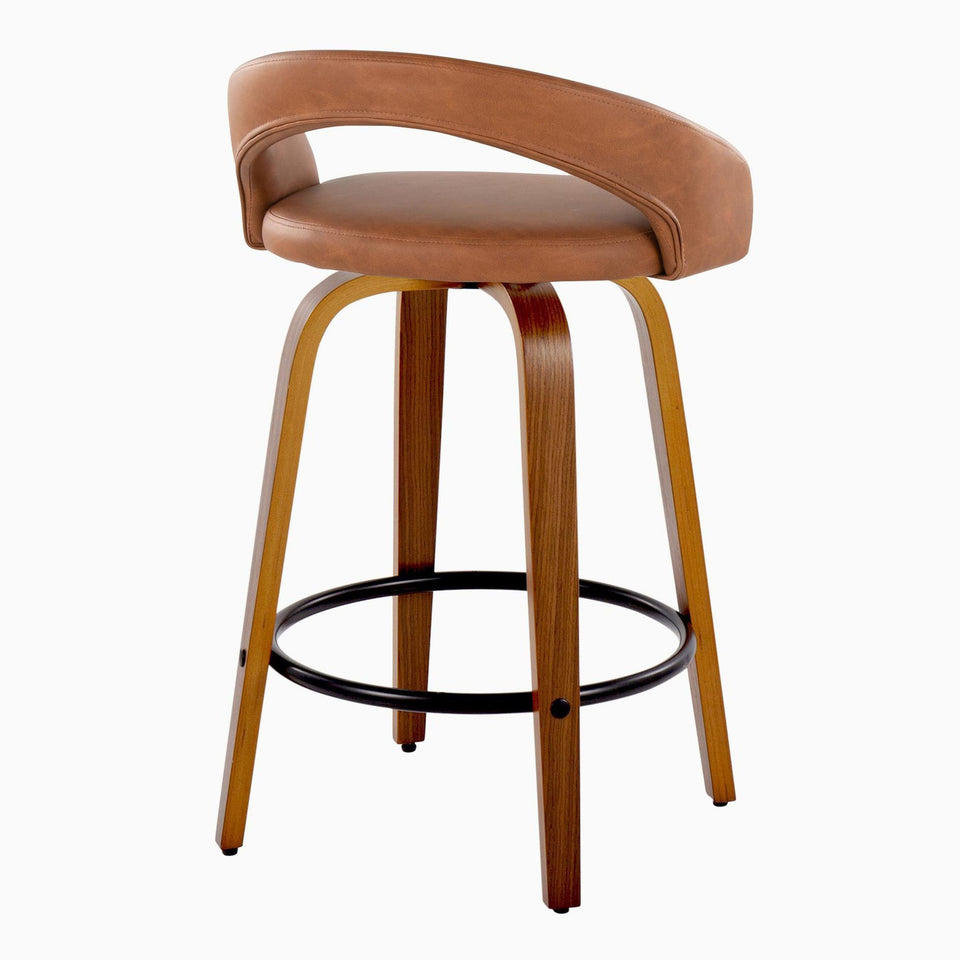 Grotto Upholstered 26" Fixed-Height Counter Stool - Set of 2