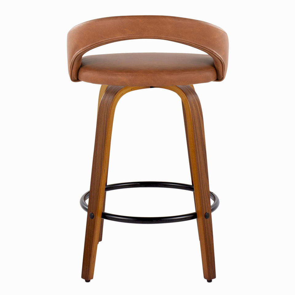 Grotto Upholstered 26" Fixed-Height Counter Stool - Set of 2