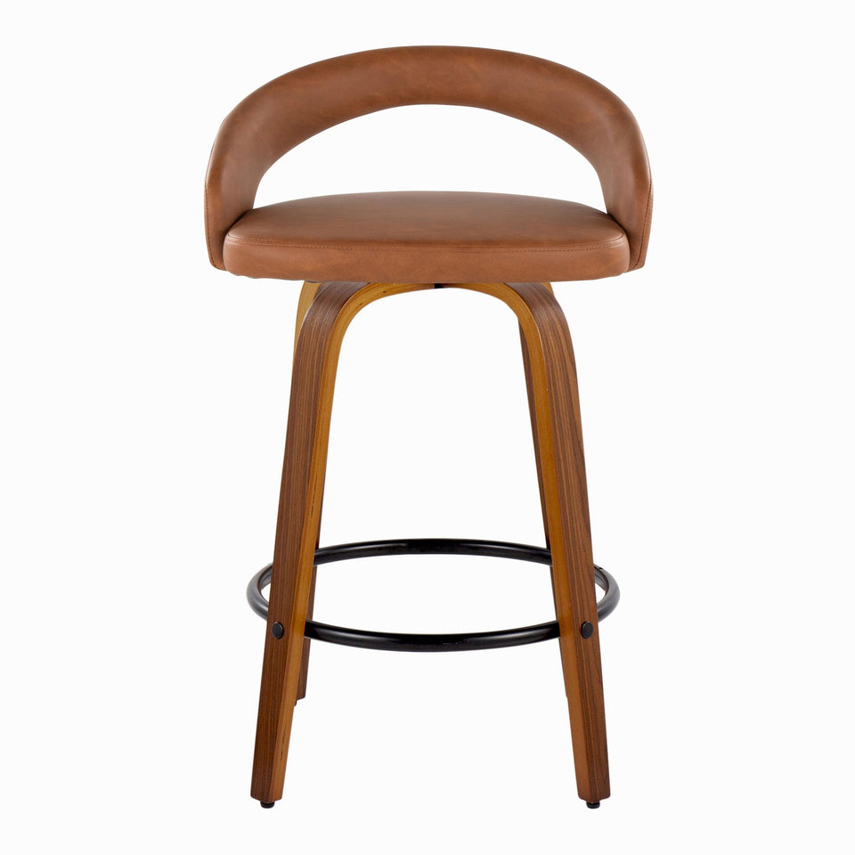 Grotto Upholstered 26" Fixed-Height Counter Stool - Set of 2