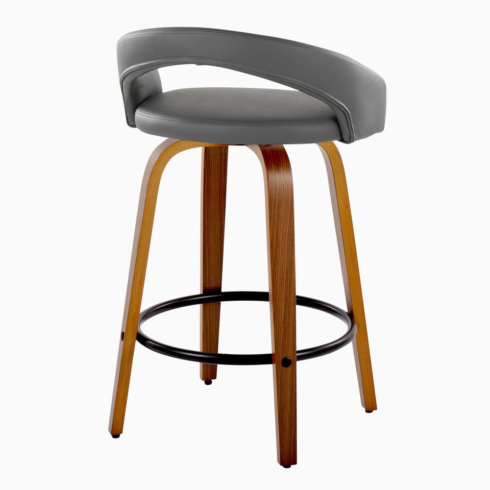 Grotto Upholstered 26" Fixed-Height Counter Stool - Set of 2