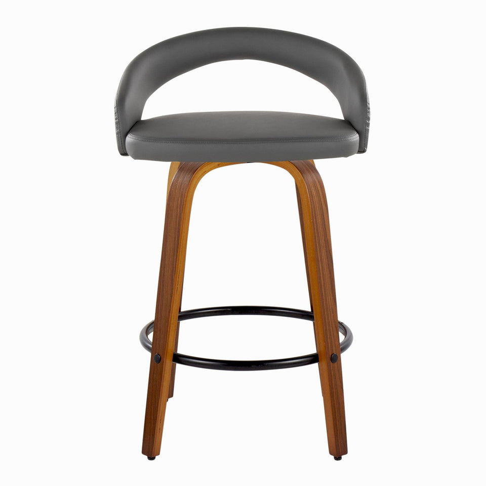 Grotto Upholstered 26" Fixed-Height Counter Stool - Set of 2