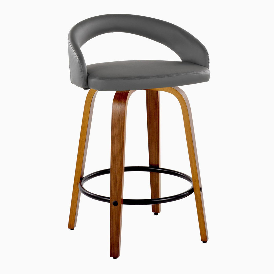 Grotto Upholstered 26" Fixed-Height Counter Stool - Set of 2