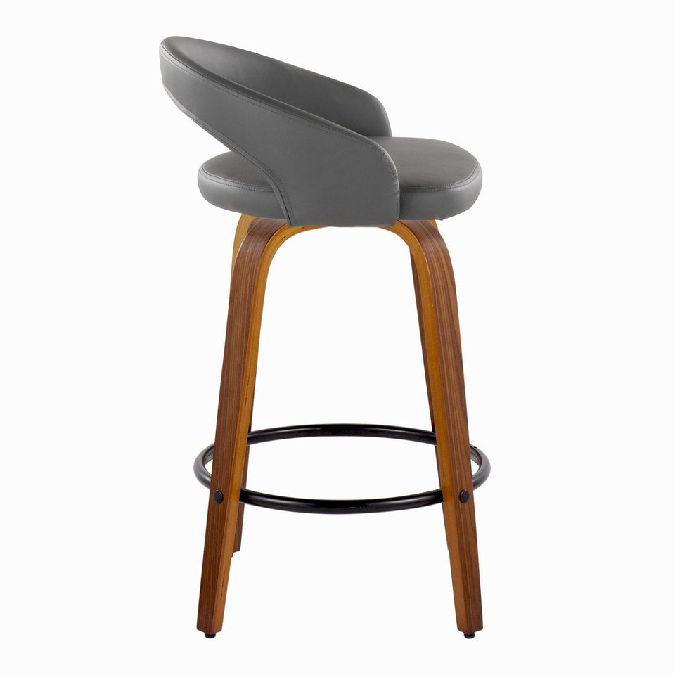 Grotto Upholstered 26" Fixed-Height Counter Stool - Set of 2