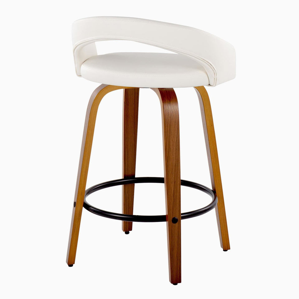 Grotto Upholstered 26" Fixed-Height Counter Stool - Set of 2