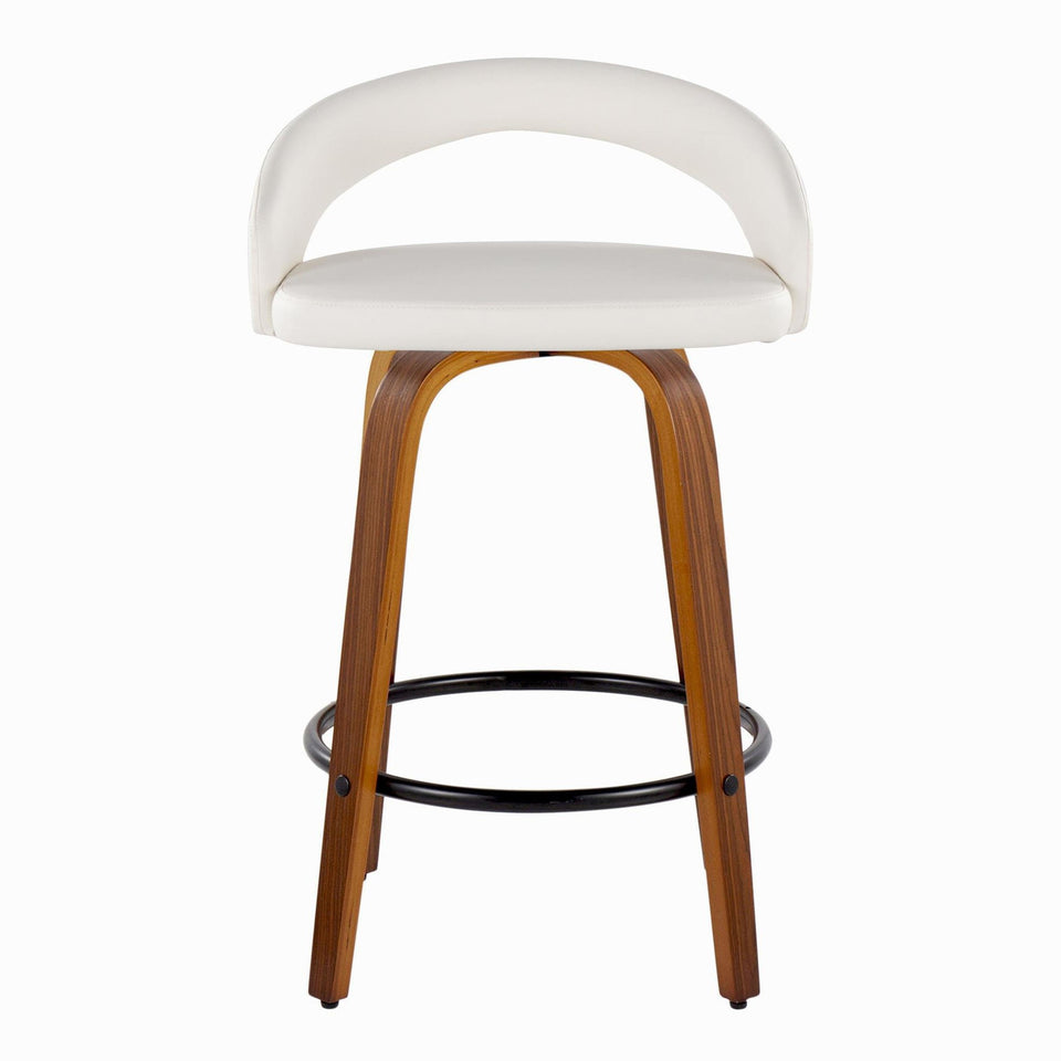 Grotto Upholstered 26" Fixed-Height Counter Stool - Set of 2