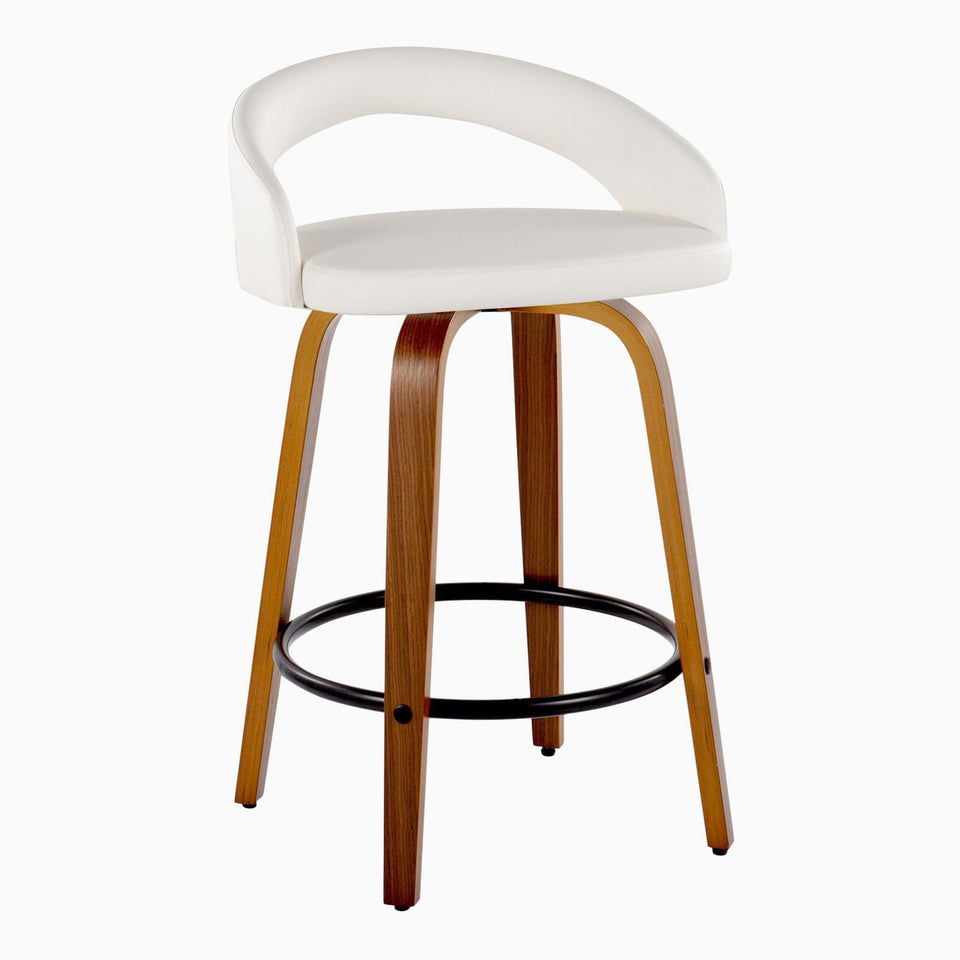 Grotto Upholstered 26" Fixed-Height Counter Stool - Set of 2
