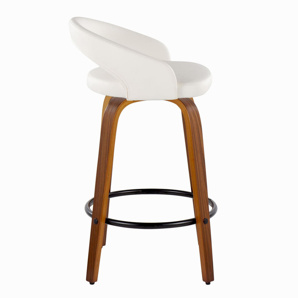 Grotto Upholstered 26" Fixed-Height Counter Stool - Set of 2