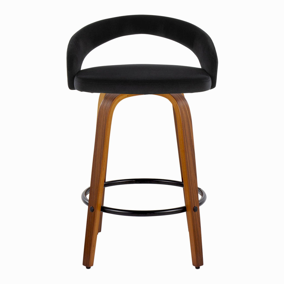 Grotto Upholstered 26" Fixed-Height Counter Stool - Set of 2