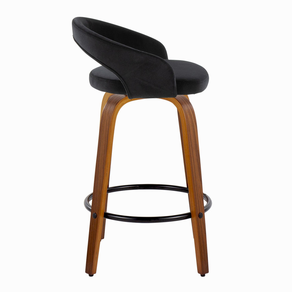 Grotto Upholstered 26" Fixed-Height Counter Stool - Set of 2