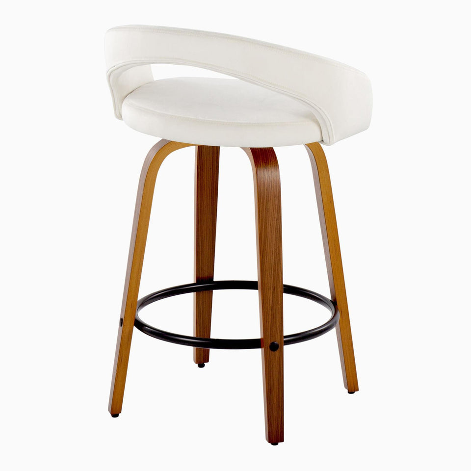 Grotto Upholstered 26" Fixed-Height Counter Stool - Set of 2