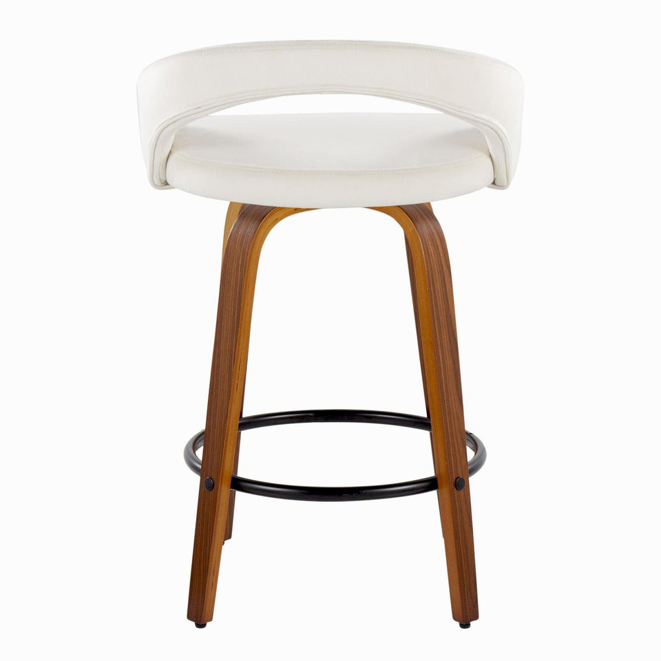 Grotto Upholstered 26" Fixed-Height Counter Stool - Set of 2
