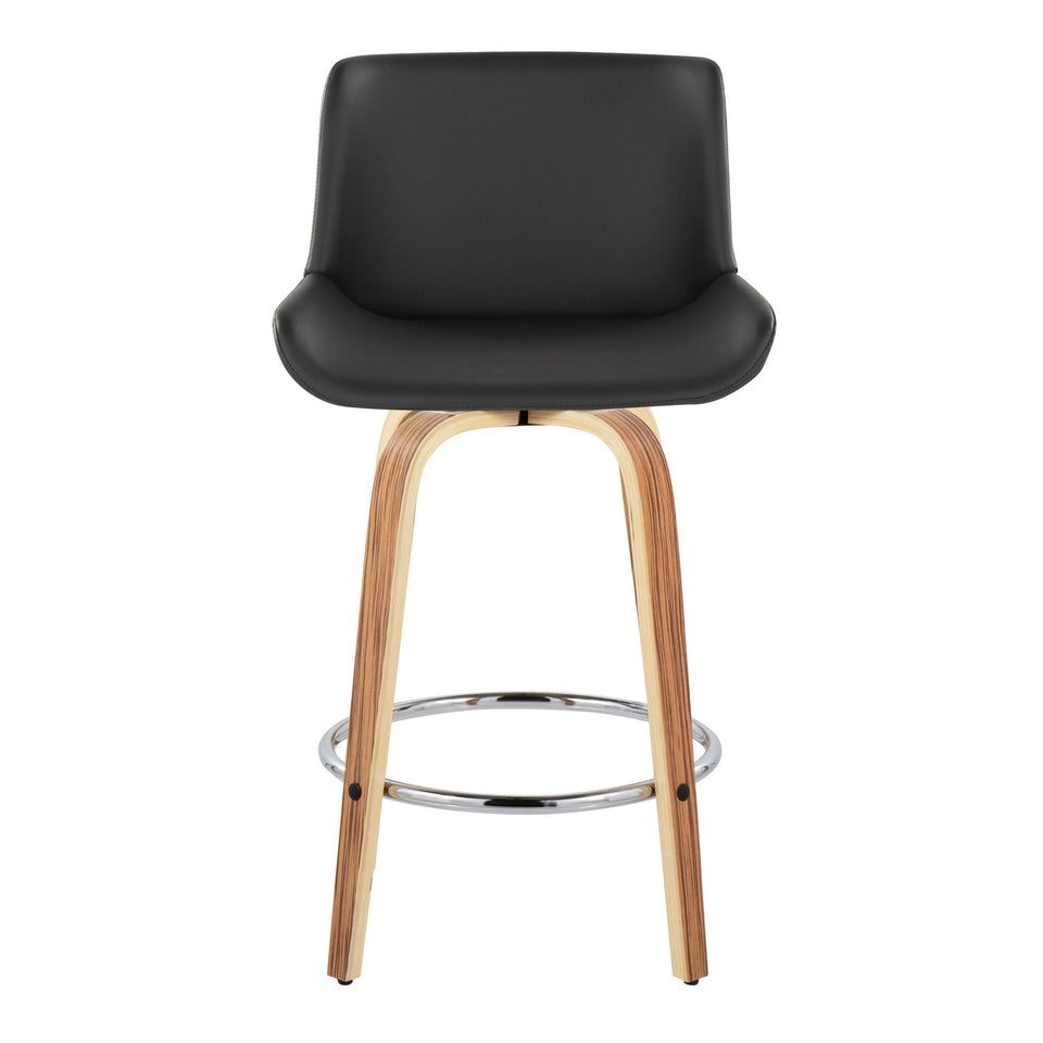 Santi 25" Fixed-Height Counter Stool - Set of 2