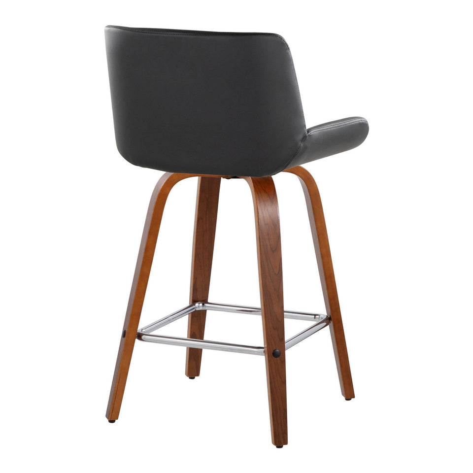 Santi 25" Fixed-Height Counter Stool - Set of 2