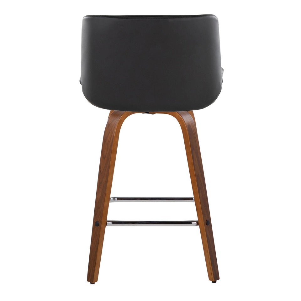 Santi 25" Fixed-Height Counter Stool - Set of 2