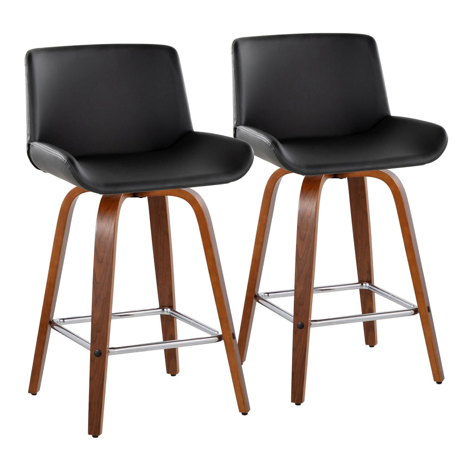 Santi 25" Fixed-Height Counter Stool - Set of 2