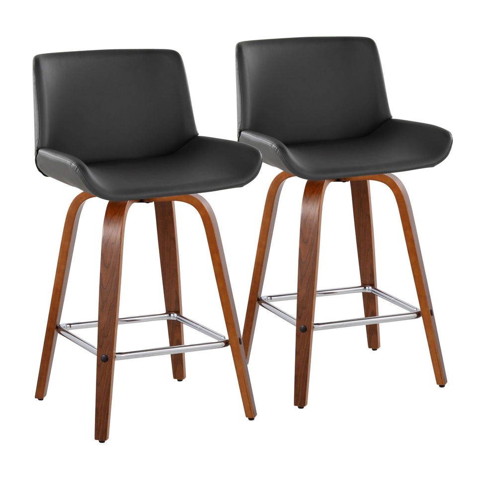 Santi 25" Fixed-Height Counter Stool - Set of 2