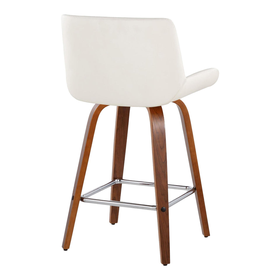 Santi 25" Fixed-Height Counter Stool - Set of 2