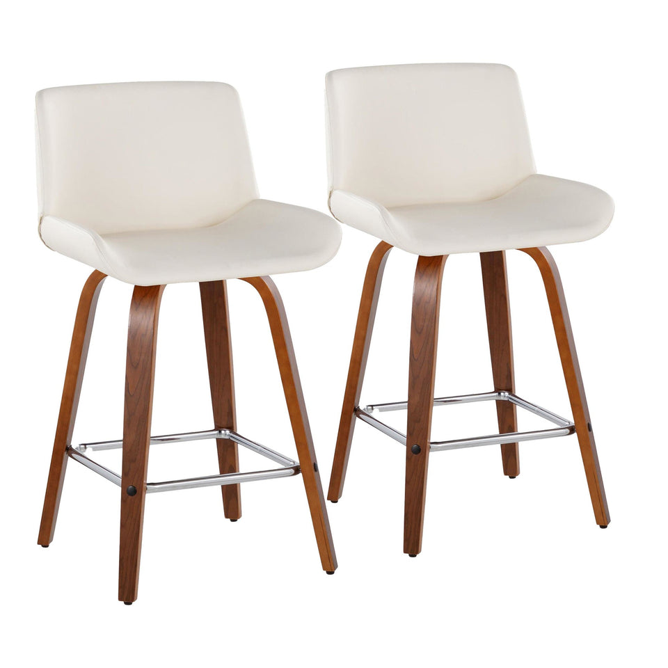 Santi 25" Fixed-Height Counter Stool - Set of 2