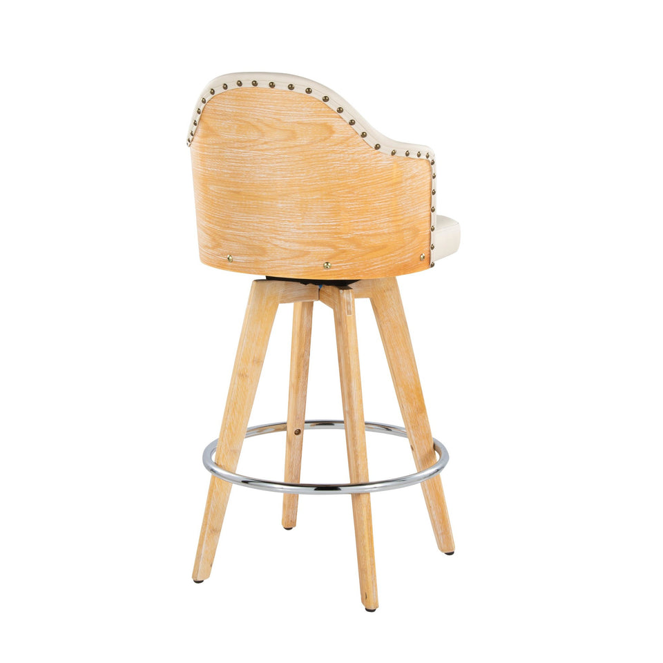 Ahoy 26" Fixed-Height Counter Stool - Set of 2