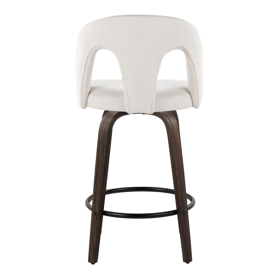 Ava Upholstered 26" Fixed-Height Counter Stool - Set of 2