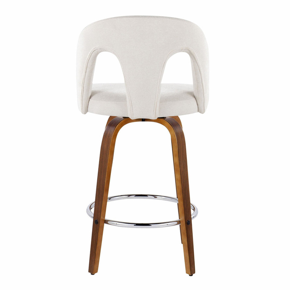 Ava Upholstered 26" Fixed-Height Counter Stool - Set of 2