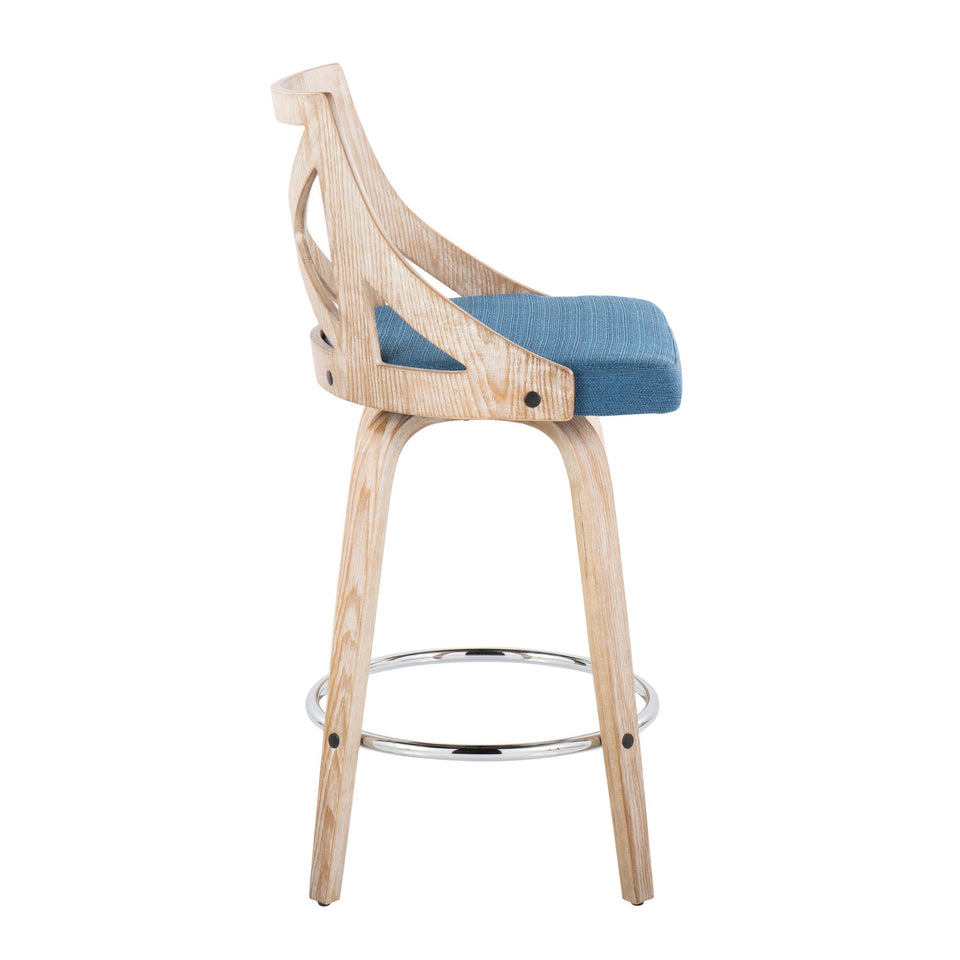 Charlotte 26" Fixed-Height Counter Stool - Set of 2