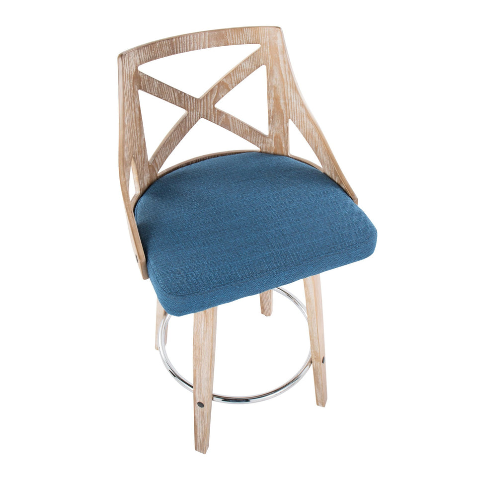 Charlotte 26" Fixed-Height Counter Stool - Set of 2