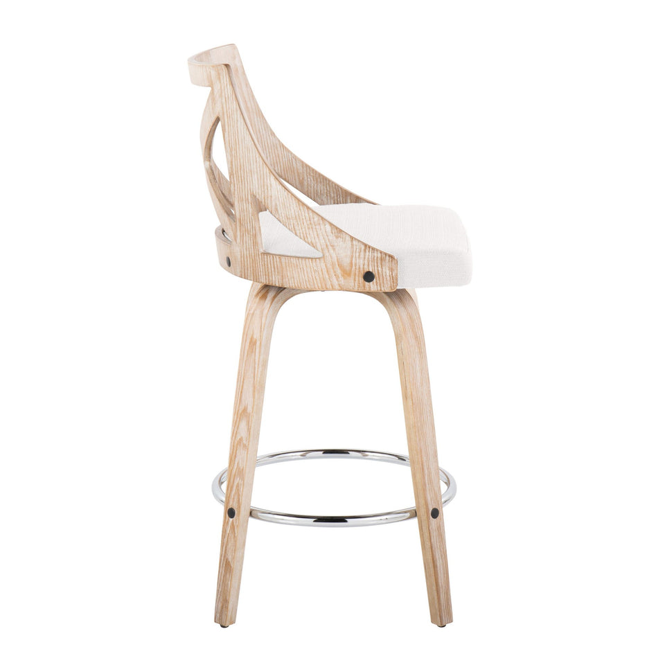 Charlotte 26" Fixed-Height Counter Stool - Set of 2