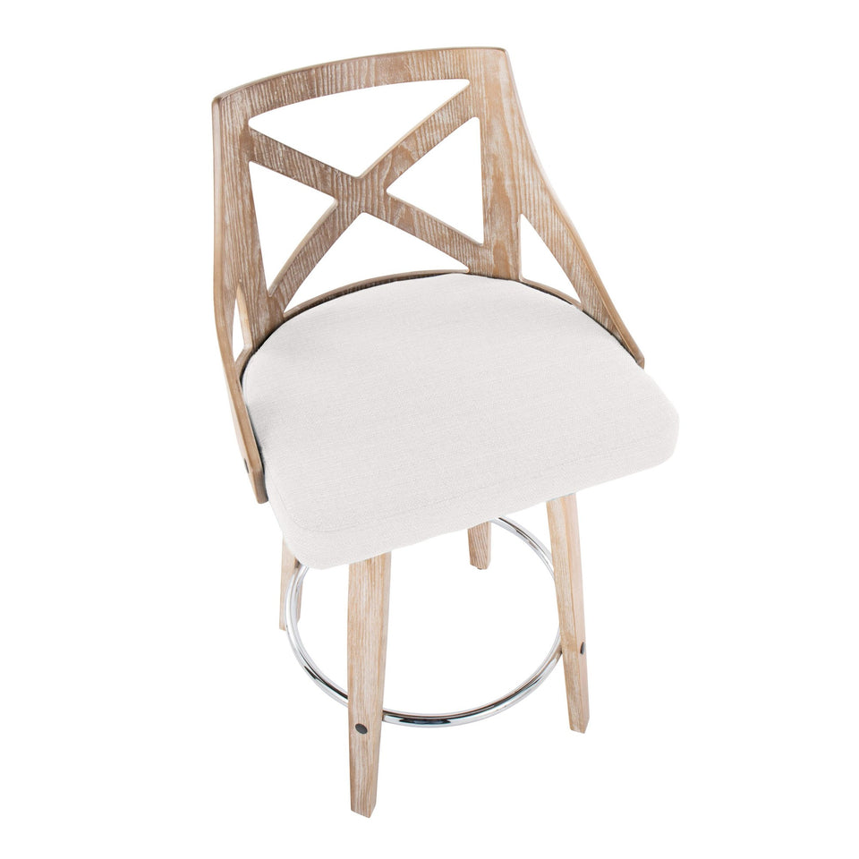 Charlotte 26" Fixed-Height Counter Stool - Set of 2
