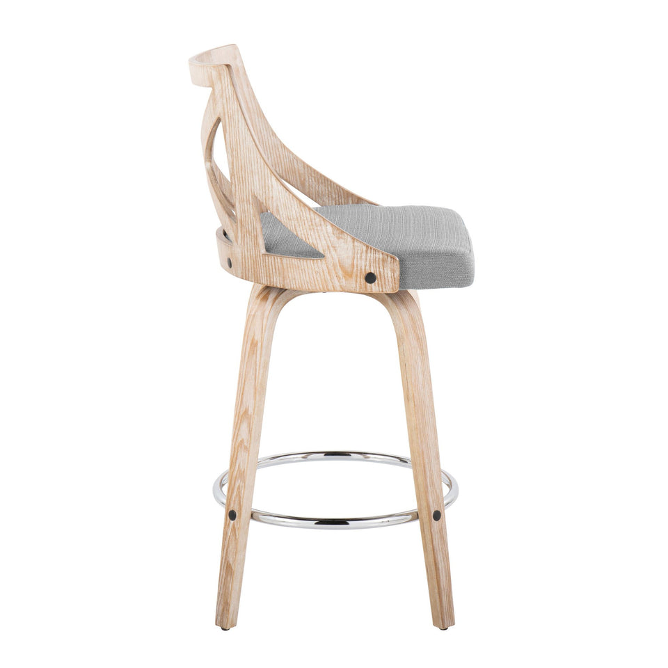 Charlotte 26" Fixed-Height Counter Stool - Set of 2